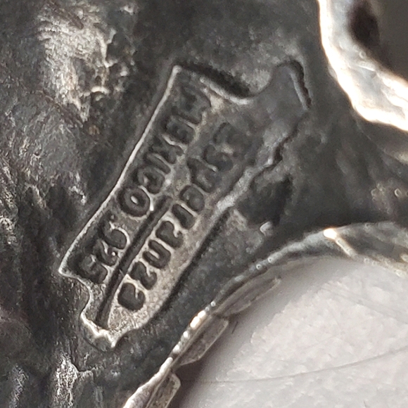 ESPERANZA Mexico 925 Silver 4 Headed Snake Cuff Bracelet - Picture 6 of 6